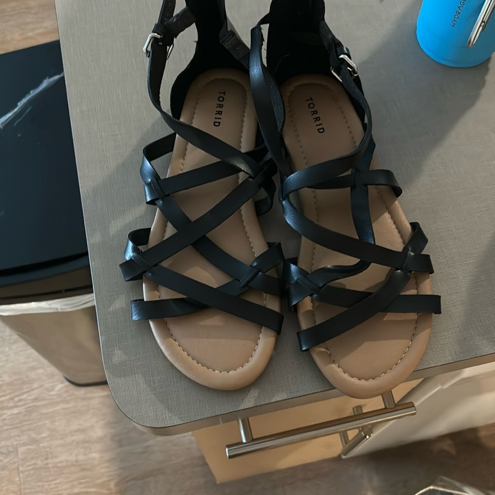Torrid sandals never worn